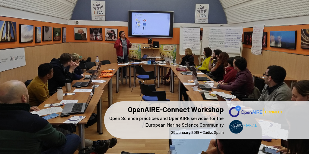 OpenAIRE Connect Workshop OYSTER2019 banner